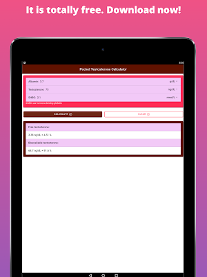 Testosterone Calculator Pro Screenshot 3