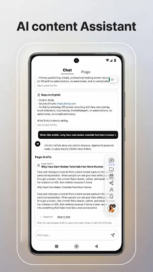 Muana AI writer & publisher Screenshot 1