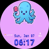 Octopus Watch Face