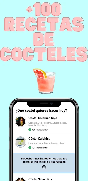 Recetas de cócteles y tragos Screenshot 0