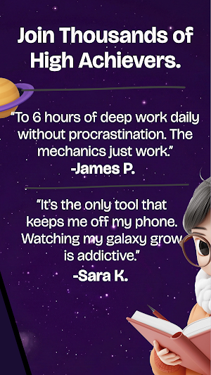 GalaxyFocus: Gamified Timer Screenshot 1