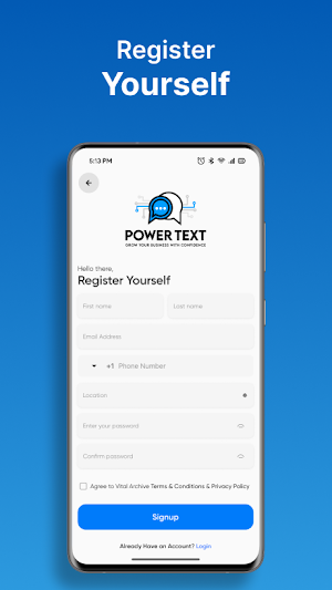 Power Text Screenshot 0