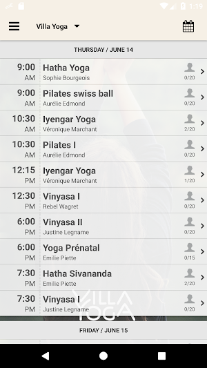 Villa Yoga Screenshot 2
