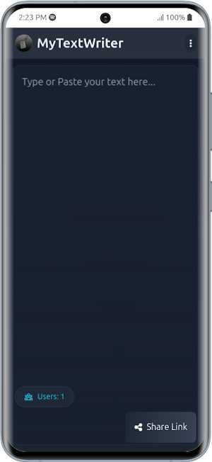 MyTextWriter Screenshot 1