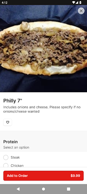 The Philly Grill Restaurant Screenshot 2