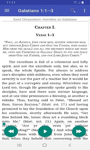 St. Chrysostom: Homilies on Galatians (audiobook) Screenshot 1