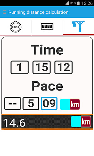 Pace Calculator Screenshot 2