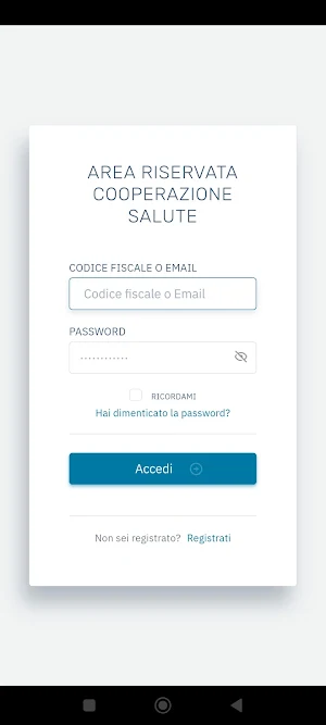 Cooperazione Salute Screenshot 0