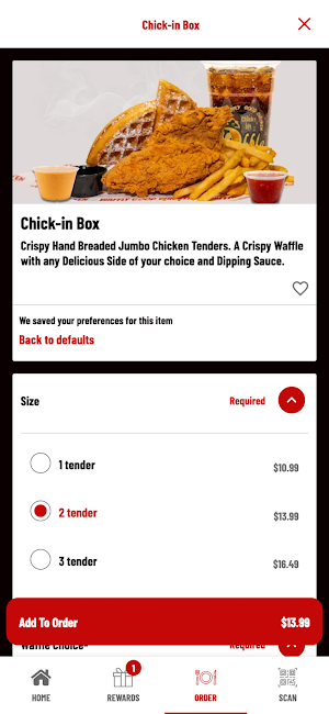 Chick-In Waffle Screenshot 2