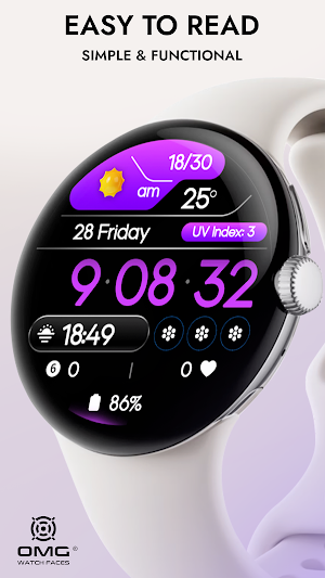 OMG 479 - Digital Watch Face Screenshot 1
