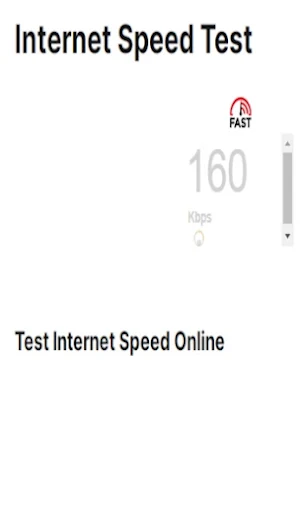 Internet Speed Test Screenshot 2