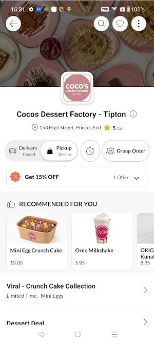 Cocos Dessert Screenshot 1