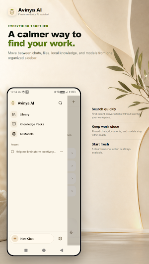 Avinya AI - Your Private AI Screenshot 2