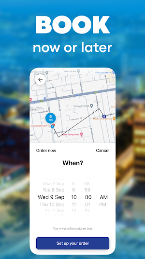 ON TIME: Taxi App, Lusaka Screenshot 3