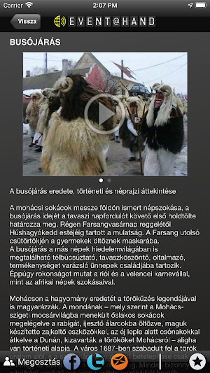 Busójárás EVENT@HAND Screenshot 3