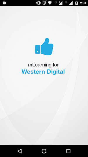 mLearning for Western Digital Screenshot 0
