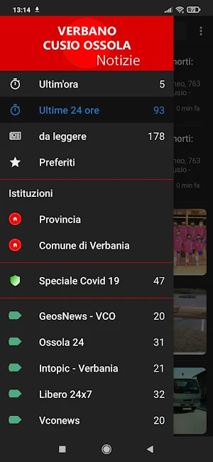 Verbano - Cusio - Ossola notizie Screenshot 0