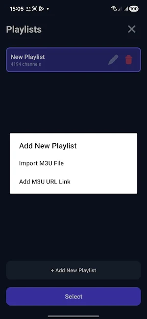 IPTV Player — IPTV ko‘rish Screenshot 3