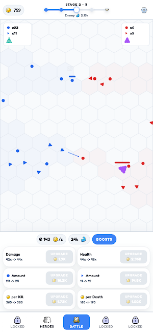 Idle Battlegrounds Screenshot 1