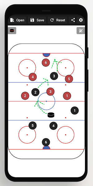 Ice Hockey Tactic Board Screenshot 2