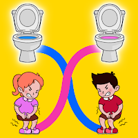 Toilet Rush Race - Draw Puzzle