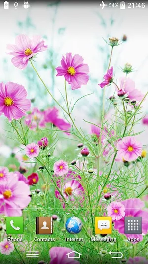 Sweet Flowers Live Wallpaper Screenshot 0