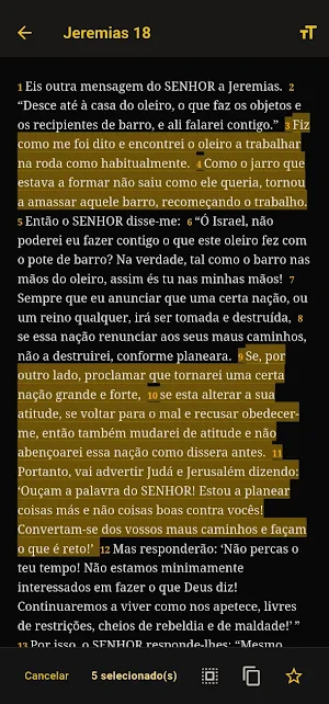 Bíblia: Versão “O Livro” Screenshot 2