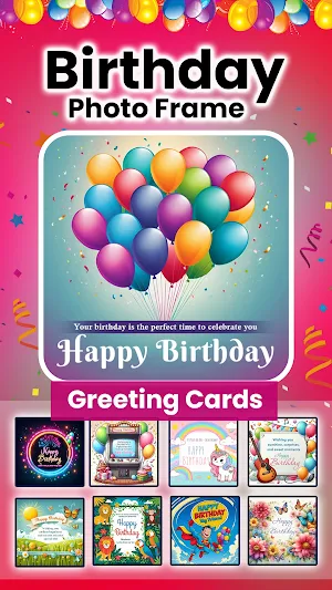 Happy Birthday Photo Frame Screenshot 2