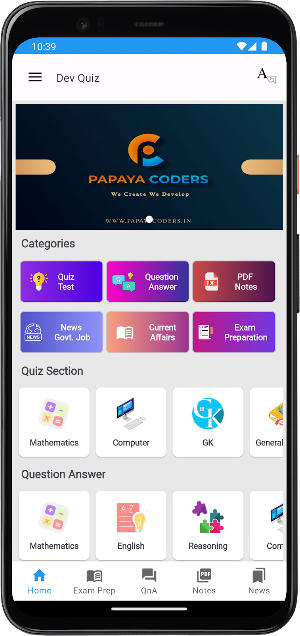 Dev Quiz -Exam Preparation App Screenshot 0
