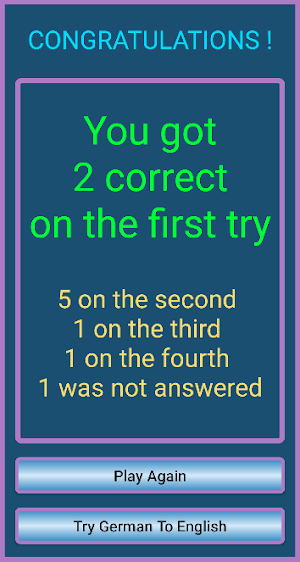 German Number Game Screenshot 1