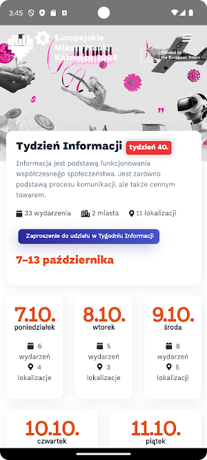 Europejskie Miasto Nauki Screenshot 3