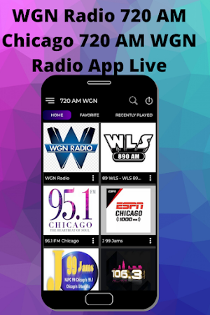 WGN Radio 720 AM Chicago 720 AM WGN Radio App Live Screenshot 3
