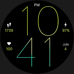 Green Light Pro Watch Face Screenshot 3
