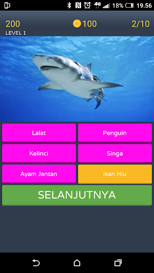 Tebak Gambar Binatang Screenshot 3