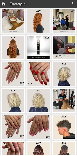 APP Aly Parrucchieri Estetica Screenshot 2