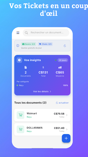 Receiptify - Scan tes achats Screenshot 2