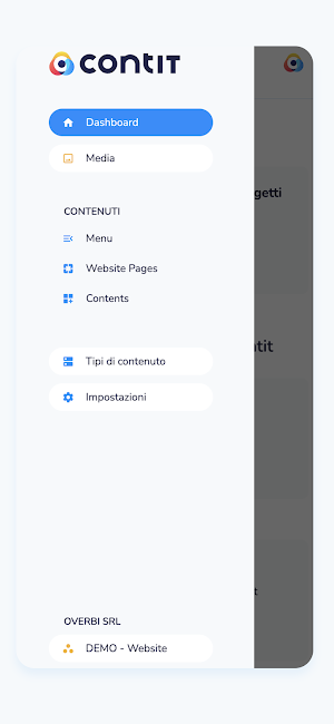 Contit: Headless CMS Screenshot 1