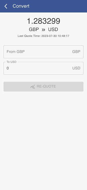 USD to GBP Screenshot 3
