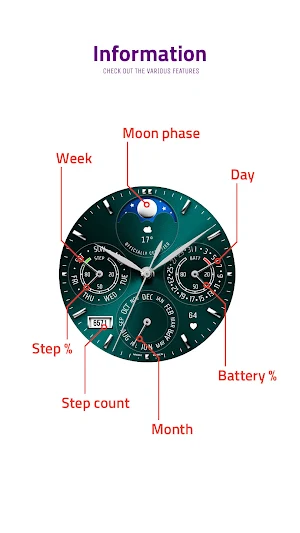 JW198 jwstudio watchface Screenshot 1
