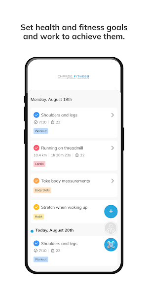 Charge Fitness Online Screenshot 3