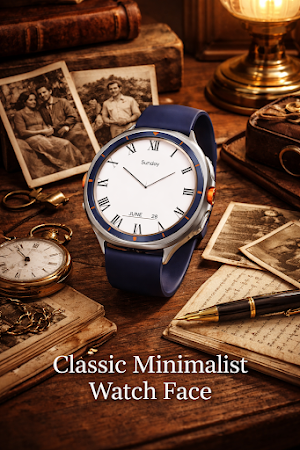 Classic Minimalist Watch Face Screenshot 0