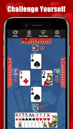 Hearts - Classic Card Games Screenshot 1