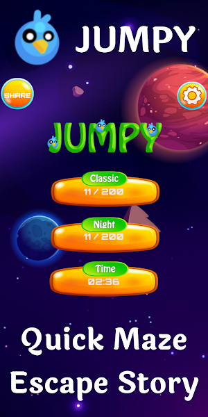 Jumpy - Quick Maze Escape Screenshot 0