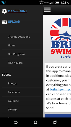 British Swim School Screenshot 0