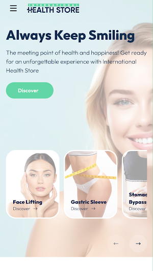 International Health Store Screenshot 1