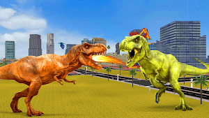 Dino vs Godzilla Attack 3D Screenshot 1