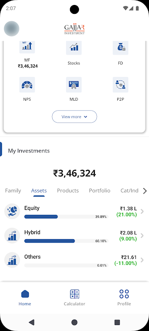 GAJJAR INVESTMENT Screenshot 1