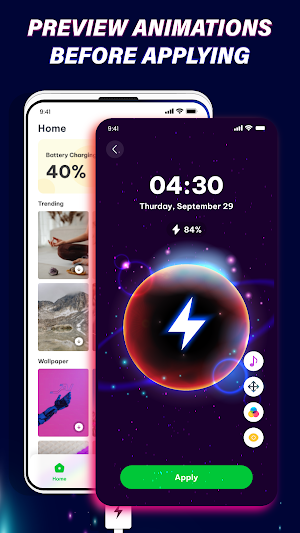 Battery Charging Animation 4D Screenshot 3