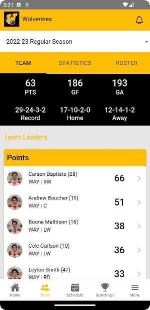 Waywayseecappo Wolverines Screenshot 1