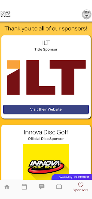 NZ Disc Golf Championships Screenshot 0